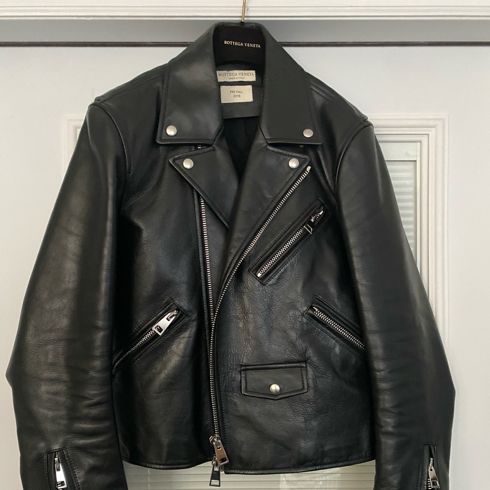 Bottega Veneta leather jacket